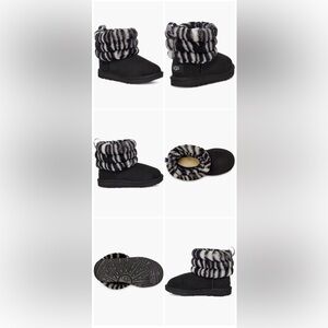 UGG® Mini Fluff Genuine Shearling Bootie (3/4" platform pull-on style)